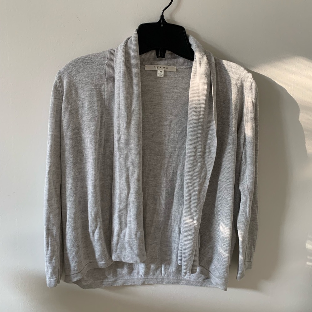 Cyrus Grey cardigan